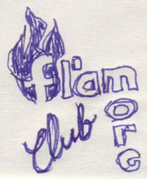 Draft of logo for 'Club Flamore'